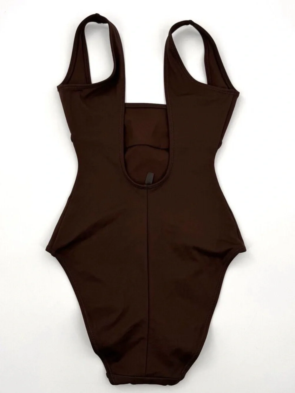 SKIMS One Piece Swimsuit Body Sculpting Square Décolleté - Rare Cocoa Brown